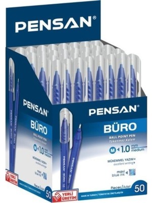 Pensan Tükenmez Kalem Mavi 50LI Paket