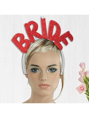 Mey İthalat Süsle Bebek ve Parti Bride Taç, Kırmızı
