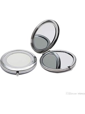 Mey İthalat Promosyon Cep Aynası Gümüş Renk