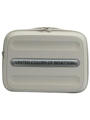 Mey İthalat United Colors Of Benetton Unisex Yetişkin Kozmetik Çantası, Bej, Seyahat Çantası 9 Inç