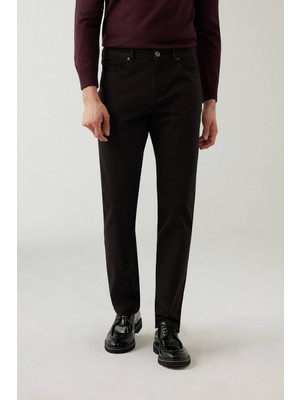 Ysf Erkek Siyah Regular Fit Üst Cep Kanvas Pantolon