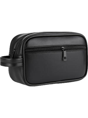 Mey İthalat Boldy Erkek Kozmetik Çantası-Tıraş Çantası-Seyahat Çantası-Makyaj Çantası-Traş Çantası-El Çantası-Handbag