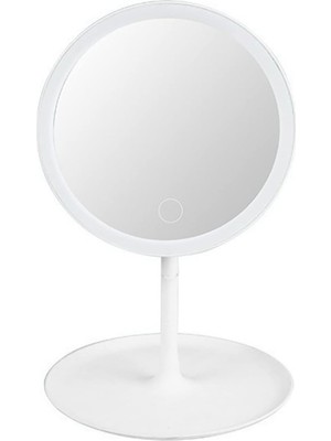 Mey İthalat Microcase Taşınabilir Standlı LED Işıklı Dokunmatik Tepsili Makyaj Aynası - AL3852