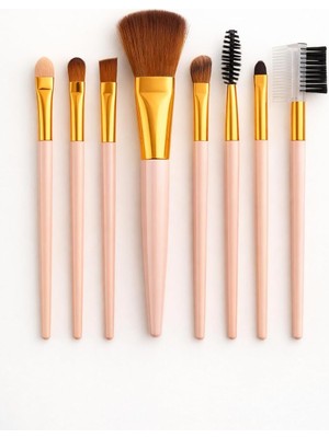 Mey İthalat Busstier 8 Adet Makyaj Fırça Seti Profesyonel Fondöten Pudra Allık Far Kaş Eyeliner Fırçası Yumuşak Kıllı Günlük ve Profesyonel Kullanım Için Komple Makeup Brush Set
