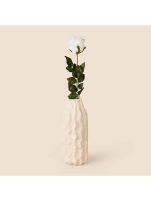 Matmel Deco Gül Yapay Dal Çiçek - Beyaz -  74,5 cm