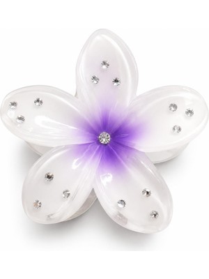 New Obsessions Taş Dekorlu Hibiscus Çiçek Mandal Toka
