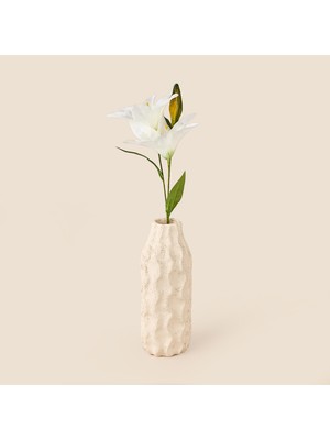 Matmel Deco Zambak Yapay Dal Çiçek - Beyaz - 61 cm