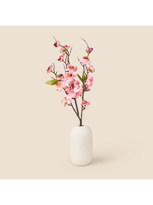 Matmel Deco Bahar Yapay Dal Çiçek - Pembe / Krem - 47 cm