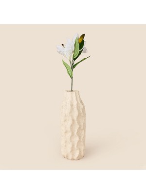 Matmel Deco Zambak Yapay Dal Çiçek - Beyaz - 63 cm