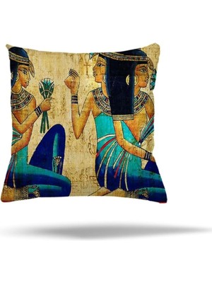 Mey İthalat Pelangi Mermer Desen Geometrik Afrikalı Gizli Fermuarlı Yastık Kılıfı Kırlent Kılıfı Koltuk Yastık Kılıfı, Vizon 45 x 45