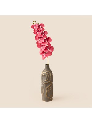 Matmel Deco Orkide Yapay Dal Çiçek - Koyu Pembe - 104 cm