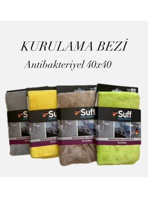 Suff Kurulama Bezi Orkide 40X40 4 Farklı Renk Seçeneği