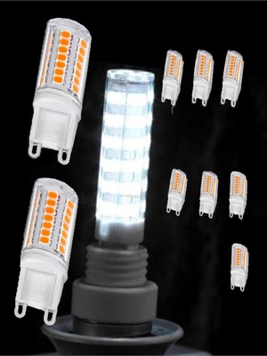 Mey İthalat Cata CT-4249 5 Adet 3 Watt Ledli Kapsül G9 Duylu 220V Beyaz Işık CT-4249B
