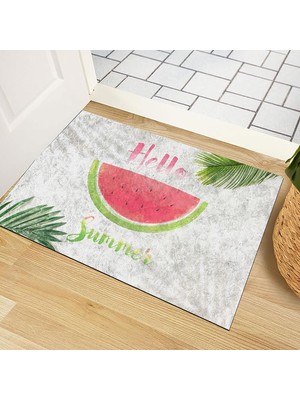 Mey İthalat Monnhein Kapı Önü Paspası - Modern ve Şık Kapı Paspası | Ev, Ofis ve Dış Mekân Kullanımı Için (Hello Summer) 45X65