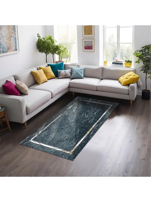 Mey İthalat Setap Kadife Kaymaz Pamuk Tabanlı Yıkanabilir Antibakteriyel Salon Halısı 160X230