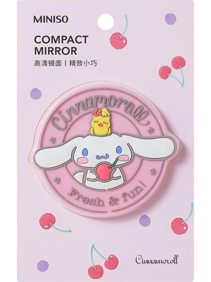 Mey İthalat Mınıso Lisanslı Cinnamoroll Karikatür Silikon Tek Taraflı Taşınabilir Ayna, 2022258510108