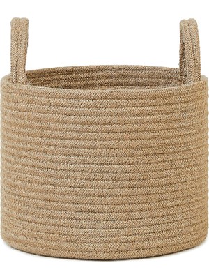 Mey İthalat Ocean Home Textile Jüt Halat Sepet 26 x 22 cm