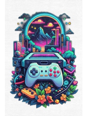 Mey İthalat Mertens Şönil Oyuncu Odası Halısı Kaymaz Pamuk Tabanlı Yıkanabilir Antibakteriyel Gamer, Gaming Halısı 120X180