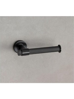 Mey İthalat System Flexu Tuvalet Kağıtlığı Siyah Renk 50X79X158 mm