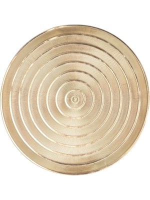 Mey İthalat Tiseco Servis Altlığı Capelınnı, Çap 39,5 Cm, Altın