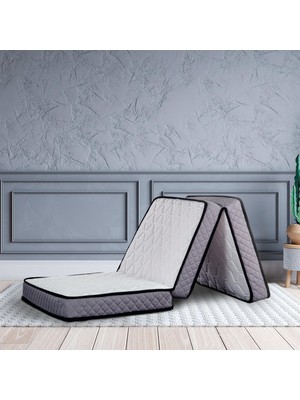 Mey İthalat Homedius Deluxe Kuştüyü Sünger Katlanır Yatak 90X190 Cm.