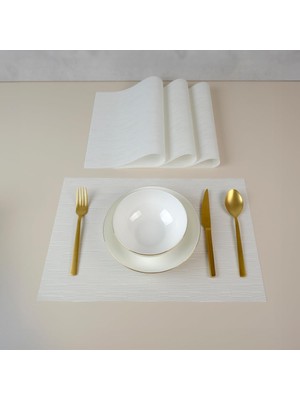 Mey İthalat Maxstyle Bamboo Chalk 4 Parça Amerikan Servis 30X45 cm