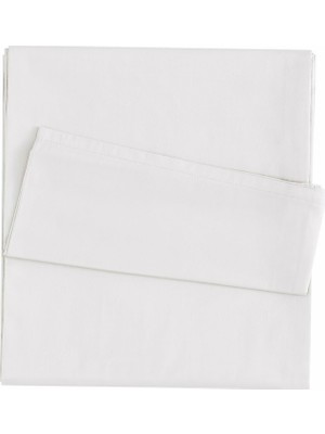 Mey İthalat Linens Mix&match Pamuk Tek Kişilik Saten Çarşaf Ekru