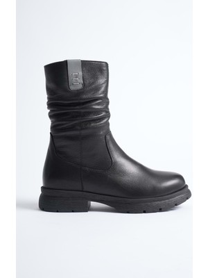 Analin Shoes Kadın Hakiki Deri Içi Kürklü Körüklü Bot
