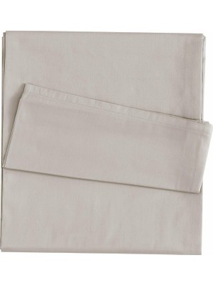 Mey İthalat Linens Mix&match Pamuk Saten Çift Kişilik Çarşaf Taş
