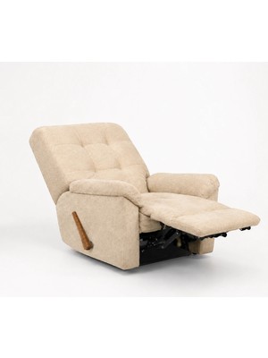 Smarto Relax Ticino Manuel mekanizmali Ergonomik TV Koltuğu Berjer , Dekoratif Baba Koltuğu