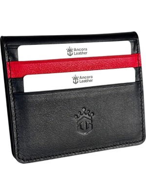 Ancora Leather Hakiki Deri Para Bölmeli Çıtçıtlı PORTFÖY-UNISEX-26210