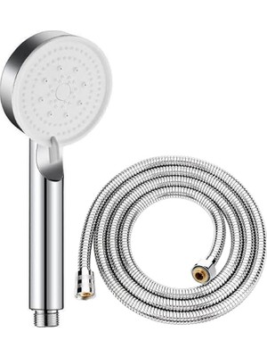 Mey İthalat Mayaglory 5 Fonksiyonlu Ayarlanabilir Yüksek Basınçlı Masaj Etkili Duş Seti, Turbo Fan Lite Duş Seti Chrome