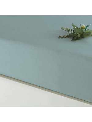 Mey İthalat Linens Mix&match Pamuk Saten Çift Kişilik Lastikli Çarşaf Yeşil