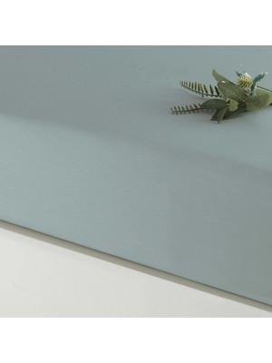 Mey İthalat Linens Mix&match Pamuk Saten Tek Kişilik Lastikli Çarşaf Yeşil