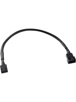 Mey İthalat Lunatic 0449 Pwm 4 Pin Y Port Dişi Erkek Anakart 30 cm 24 Awg Bakır 3 mm Fan Uzatma Güç Kablosu.