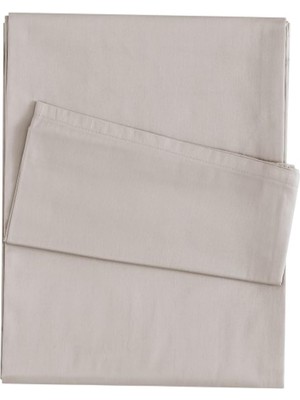 Mey İthalat Linens Mix&match Pamuk Saten King Size Lastikli Çarşaf Taş