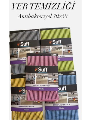 Suff Yer Temizlik Bezi Flieder 70X50 5 Farklı Renk Seçeneği