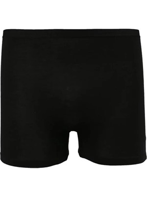Bolero Kadın Bambu Rahat Boxer Külot Siyah