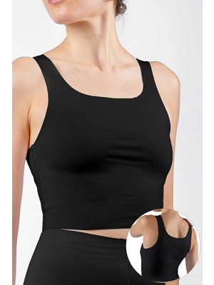 Bolero Dikişsiz Görünmez Pima Pamuk Crop Beyaz