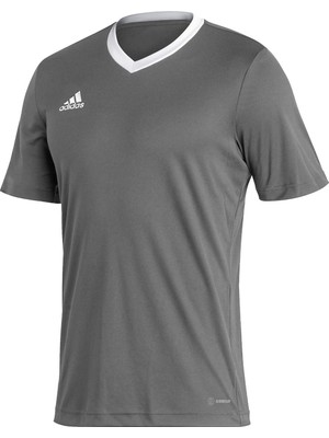 adidas ENT22 Jsy Erkek Futbol Forması Gri Renkli Hafif Kumaşla Rahat Oynama Deneyimi