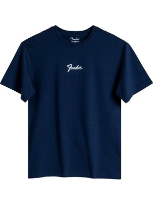 Fender® Alice In Wonderland Loose T-Shirt - Lacivert - Xl