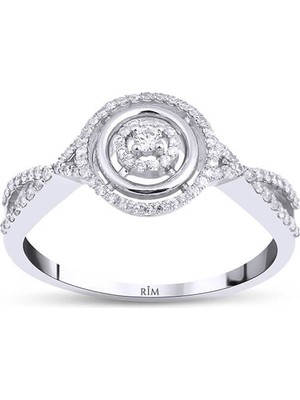 Rim Pırlanta 0.25 Karat Laboratuvar Pırlanta Yüzük - Hrd Sertifikalı
