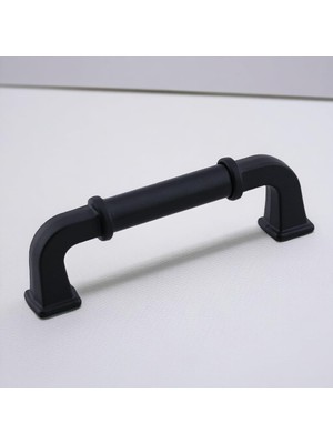 Mey İthalat Alfa Metal Siyah Kulp 96 mm 9.6 cm Mobilya Çekmece Kulplar Mutfak Dolabı Dolap Kapak Kulp Kulb Kulpu