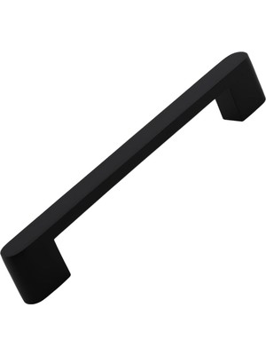 Mey İthalat Uhud Kulp 128 mm Siyah Metal Mutfak Mobilya Çekmece Mutfak Dolap Dolabı Kulpları Kapak Kulbu 12.8 cm