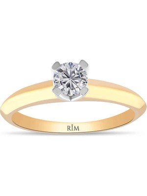 Rim Pırlanta 0.50 Karat Laboratuvar Pırlanta Tektaş Yüzük - Hrd Sertifikalı