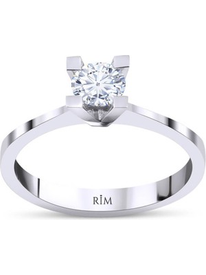 Rim Pırlanta 0.65 Karat Laboratuvar Pırlanta Tektaş Yüzük - Hrd Sertifikalı