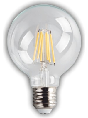 Eco Lounge 1 Adet Kendal KES506 Glop LED Rustik Ampul 6W 3200K Gün Işığı E27 Duy