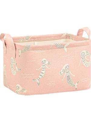 Mey İthalat Ocean Home Textile Çocuk Odası Deniz Kızı Sepet 30 x 21 x 18 cm