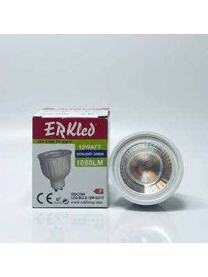 Eco Lounge 1 Adet Erkled Erk 2094 GU10 Lensli Ampül 12W 3000K Gün Işığı