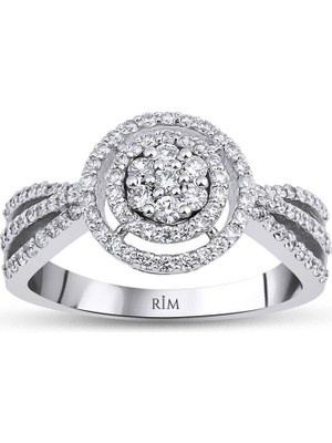 Rim Pırlanta 0.75 Karat Laboratuvar Pırlanta Fantezi Yüzük - Hrd Sertifikalı